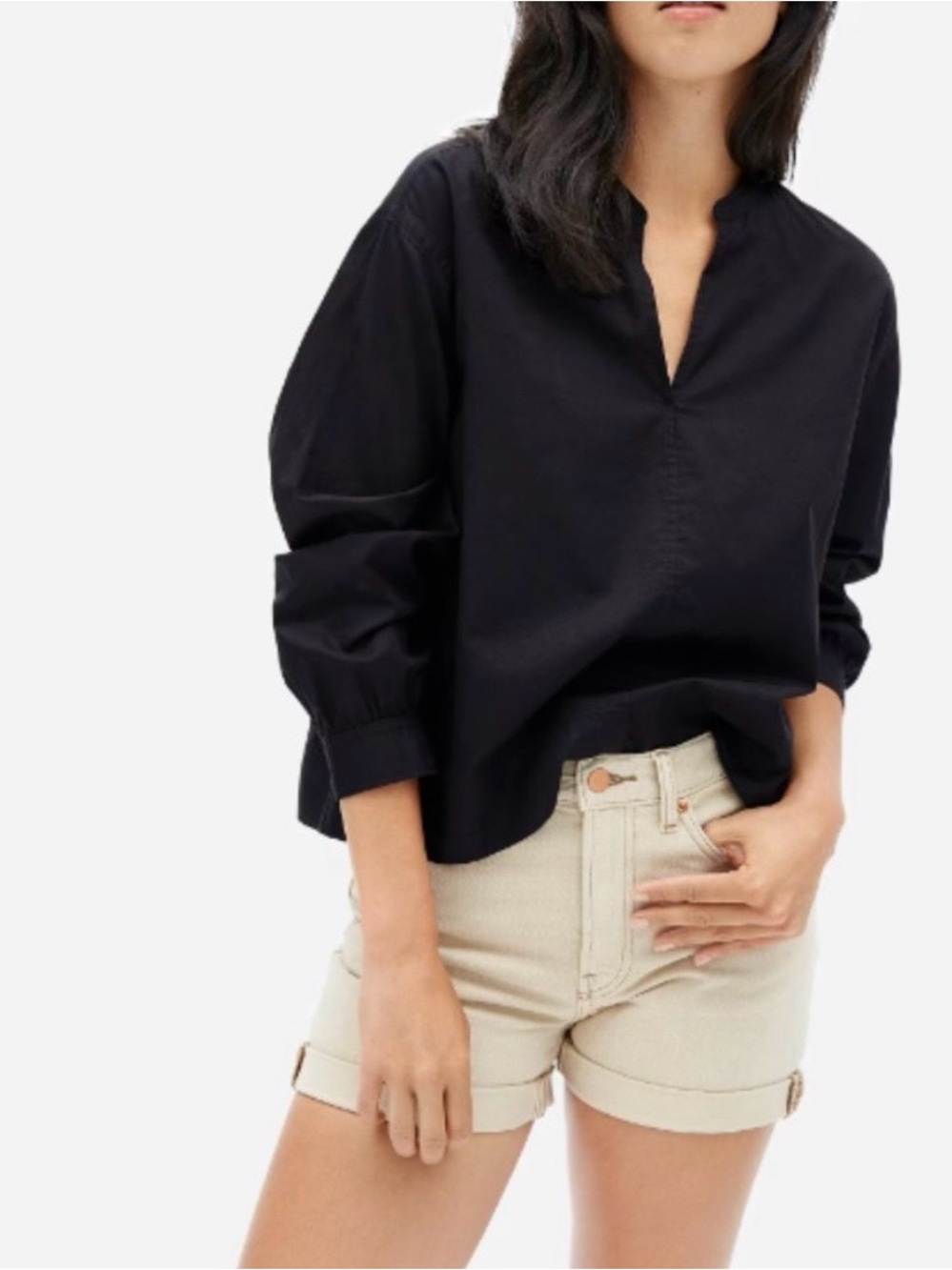 Everlane 100% cotton blouse 0